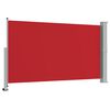 vidaXL Ausziehbare Seitenmarkise 140 x 300 cm Rot