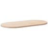 vidaXL Tischplatte 100x50x2,5 cm Massivholz Kiefer Oval