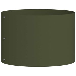 vidaXL Pflanzenring Olive Gr&uuml;n 30 x 30 x 20 cm Kaltgewalzter Stahl