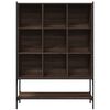 vidaXL Bücherregal Braun Eichen-Optik 102x30x141,5 cm Holzwerkstoff