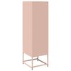 vidaXL Highboard Rosa 36x39x123 cm Kaltgewalzter Stahl