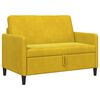 vidaXL Sofa mit Stauraum Gelb 122 x 78 x 87 cm Polyester