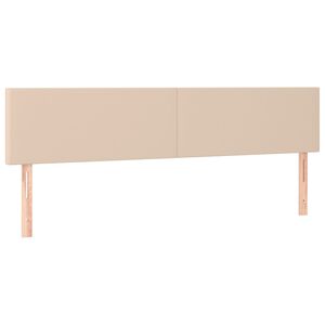 vidaXL Kopfteile Cappuccino-Braun 180x5x78/88 cm Kunstleder