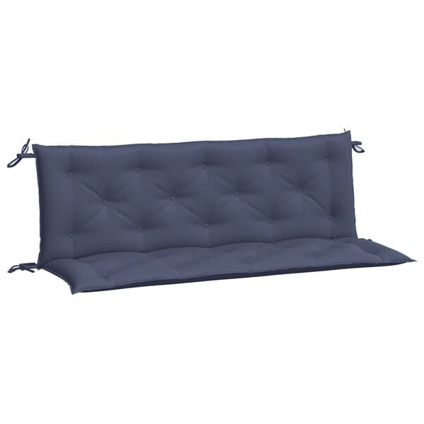 vidaXL Gartenbank-Auflagen 2 Stk. Marineblau 150x50x7 cm Oxford-Gewebe