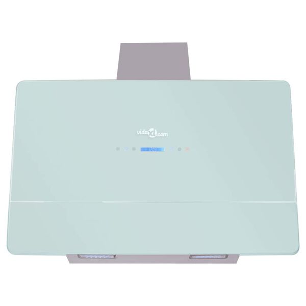 vidaXL Dunstabzugshaube mit Touch-Display Weiß 900 mm