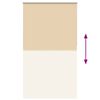 vidaXL Verdunkelungsrollo Beige 135x230 cm Stoffbreite 131,6 cm