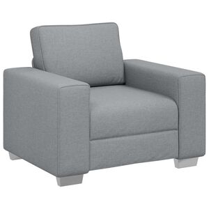 vidaXL Sofa Hellgrau 100 x 77 x 82 cm Stoff