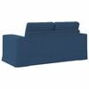 vidaXL Sofa Blau Gesamtabmessungen: 162 x 80 x 82 cm (B x T x H) Samt