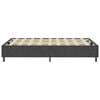 vidaXL Boxspringbett Dunkelgrau Stoff 120x200 cm