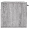 vidaXL Wandschrank Grau Sonoma 60x36,5x35 cm Holzwerkstoff