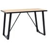 vidaXL Esstisch Eichenfarbe 120x60x75 cm MDF