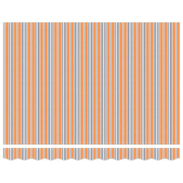 vidaXL Einziehbare Markise Mehrfarbig 250 x 200 cm Stoff