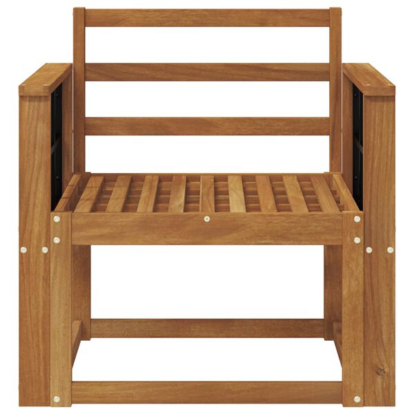 vidaXL Outdoor-Sofa Massivholz Akazie Natur