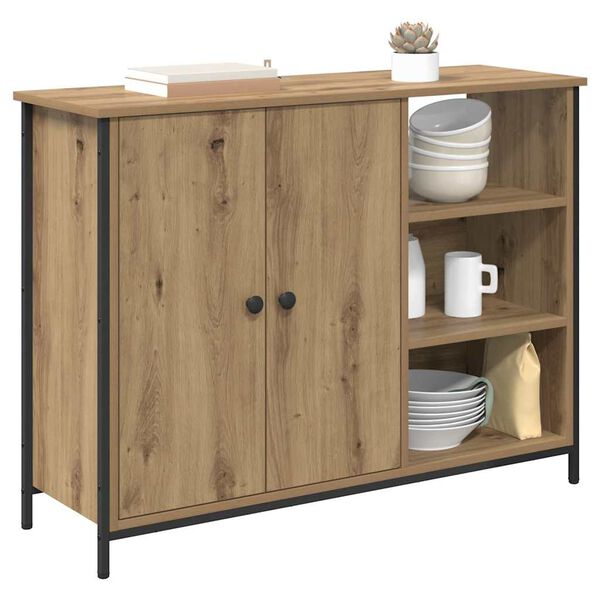 vidaXL Sideboard Artisan-Eiche 100 x 33 x 75 cm Holzwerkstoff