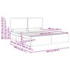 vidaXL Bettrahmen Sonoma 200 x 200 cm Massives Kiefernholz