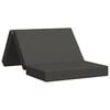 vidaXL Klappsofa Bett 100 x 67 x 45 cm Dunkelgrau