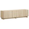 vidaXL TV-Lowboard 140 x 34.5 x 40 cm Sonoma-Eiche Holzwerkstoff