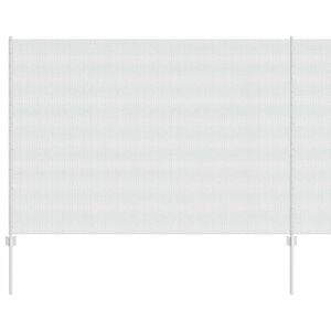 vidaXL Zaun mit Pfosten Silber 1,5 x 25 m Stahl