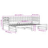 vidaXL Tagesbett Ausziehbar 2x(80x200) cm Massivholz Kiefer