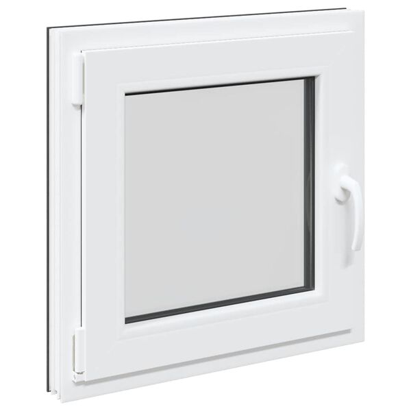 vidaXL Kellerfenster RISOR 60x60 cm Dreh Kipp DIN Links Anthrazit