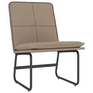 vidaXL Loungesessel Cappuccino-Braun 54x75x76 cm Kunstleder