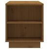 vidaXL TV-Schrank Honigbraun 110x35x40,5 cm Massivholz Kiefer