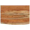 vidaXL Wandregal 50x30x3,8 cm Rechteckig Massivholz Akazie Baumkante