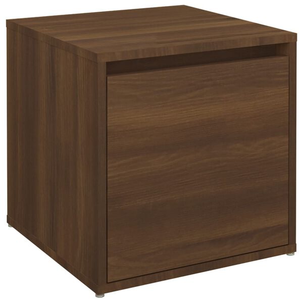 vidaXL Schubladenbox Braun Eichen-Optik 40,5x40x40 cm Holzwerkstoff