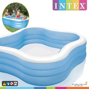 Intex Swimmingpool Beach Wave 229x229x56 cm 57495NP