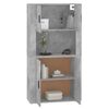 vidaXL Highboard Betongrau Holzwerkstoff