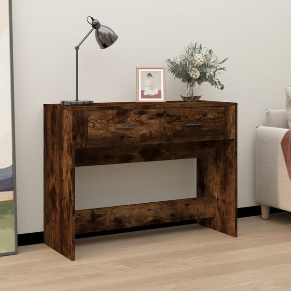 vidaXL Konsolentisch R&auml;uchereiche 100x39x75 cm Holzwerkstoff