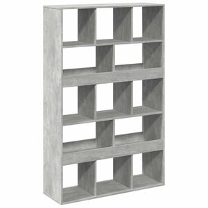vidaXL Raumteiler Betongrau 100x33x156,5 cm Holzwerkstoff