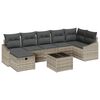 vidaXL Sofa Set 8 stk. Poly-Rattan