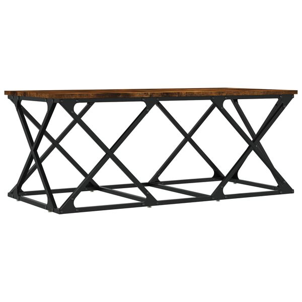 vidaXL Couchtisch R&auml;uchereiche 100x49x40 cm Holzwerkstoff