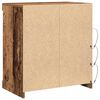 vidaXL LED-Sideboard Altholz 60,5 x 37 x 67 cm Holzwerkstoff