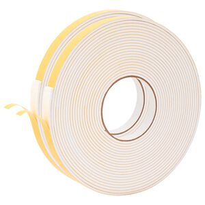vidaXL Selbstklebendes Schaumstoffband 2 stk. Wei&szlig; 15 mm x 10 m