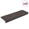 vidaXL Stufenmatten Selbstklebend 20 Stk. 65x21x4 cm Anthrazit
