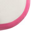 vidaXL Aufblasbare Gymnastikmatte mit Pumpe 300x100x20 cm PVC Rosa