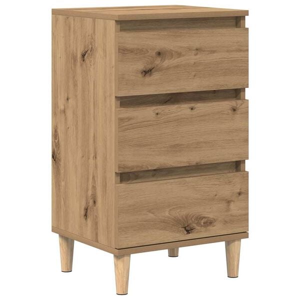 vidaXL Nachttisch Artisan-Eiche 40 x 35 x 70 cm Holzwerkstoff