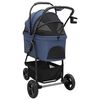 vidaXL Faltbarer Haustierwagen Blau 78 x 54 x 101 cm 600D Oxford Stoff