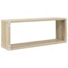 vidaXL W&uuml;rfelregale 6 Stk. Sonoma-Eiche 60x15x23 cm Holzwerkstoff