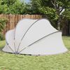 vidaXL Pool-Dome Grau und Orange 336 x 322 x 160 cm