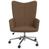 vidaXL Relaxsessel Stoff Braun