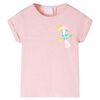 Kinder-T-Shirt Hellrosa 116