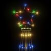 vidaXL LED-Weihnachtsbaum Kegelform Mehrfarbig 310 LEDs 100x300 cm