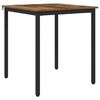vidaXL Esstische 70 x 70 x 75 cm Holzwerkstoff Altholz Quadratisch