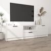 vidaXL TV-Schrank Hochglanz-Wei&szlig; 140x35x40 cm Holzwerkstoff