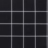 vidaXL Streupillows 4 pcs Schwarz kariert 40 x 40 cm Polyesterstoff