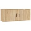 vidaXL 3-tlg. TV-Schrank-Set Sonoma-Eiche Holzwerkstoff