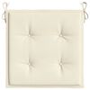 vidaXL Gartenstuhl-Kissen 4 Stk. Creme 50x50x4 cm Oxford-Gewebe